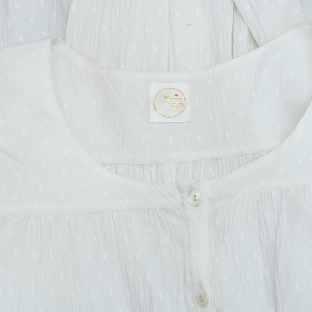 Des Petits Hauts 圆点刺绣衬衫上衣 S