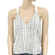 Ecote Urban Outfitters Dani 孔眼背心短款上衣 M