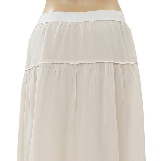 IRO Islid Solid Ivory Maxi Skirt M