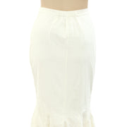 Rhode Resort Sienna Fishtail Midi Skirt M