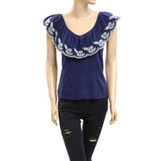 Anthropologie Moulinette Soeurs Julieta Embroidered Blouse Top XS