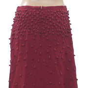 Hoss Intropia Anthropologie Embroidered Beads Skirt S