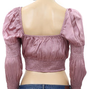 Urban Outfitters Super Solid Cropped Blouse Top
