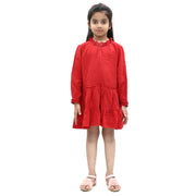 Bonpoint Girls Kids Ruffle Tiered Mini Dress 6 Years