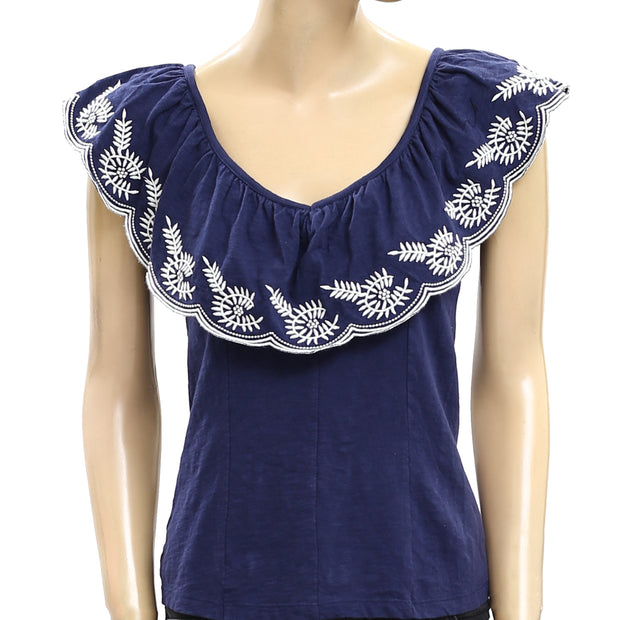 Anthropologie Moulinette Soeurs Julieta Embroidered Blouse Top XS