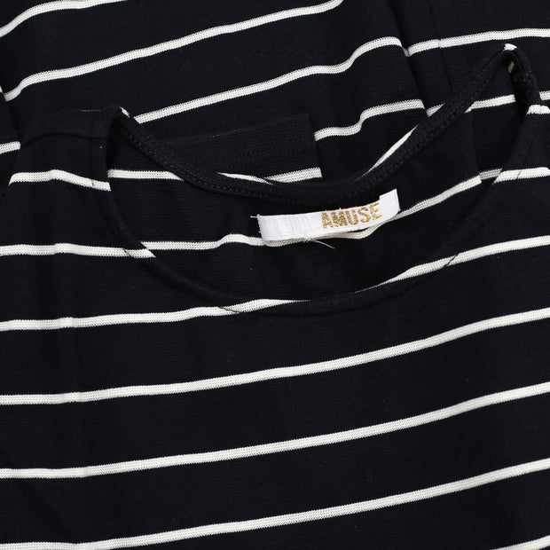 Amuse Society Striped Bodycon Mini Dress S