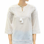 Sezane Lace Blouse Top XS
