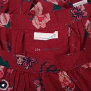 Odd Molly Anthropologie Floral Printed Mirror Blouse Top XS 0