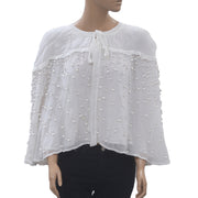 Hoss Intropia Anthropologie Embroidered Top