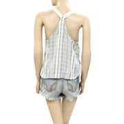 Ecote Urban Outfitters Dani 孔眼背心短款上衣 M