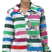 Desigual Kids Girl Floral Printed Tunic Shirt Top
