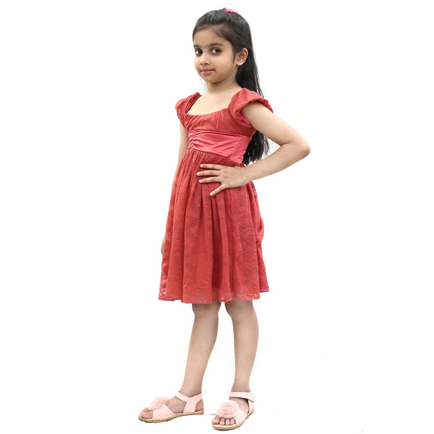 Little Spirit Kids Girls Mesh Frock Dress 3-4 Years
