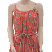 Rhode Resort Lea Floral Cotton Midi Dress