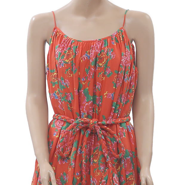 Rhode Resort Lea Floral Cotton Midi Dress
