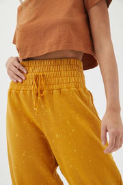 Out From Under Urban Outfitters Tyson Smocked Waist Jogger Pants S