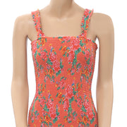 RHODE RESORT Jasmine Floral-Print Mini Dress XS