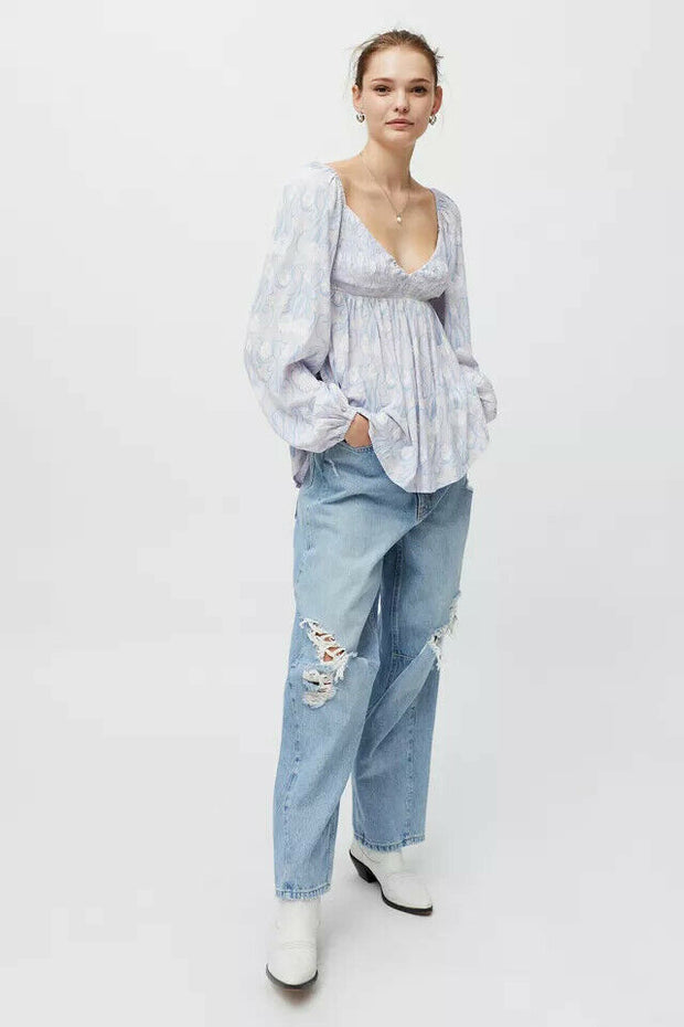 Urban Outfitters UO Esperanza Blouse Tunic Top