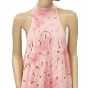Free People Eyelet Embroidered Tunic Mini Dress XS