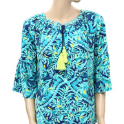 Lilly Pulitzer Del Lago 印花束腰上衣