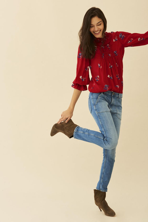 BA&SH Cluny Blouse Top S