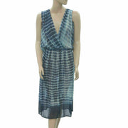 Anthropologie Andree Delair Midi Dress Tie Dye Printed Astarte Wrap
