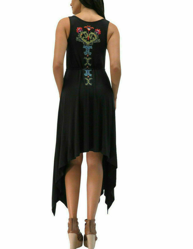 Caite Anthropologie Siren Handkerchief Midi Dress XS