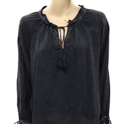 Zadig &amp; Voltaire Theresa 黑色衬衫上衣 S
