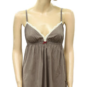Odd Molly Anthropologie Once In A While Lace Slip Mini Dress S-1