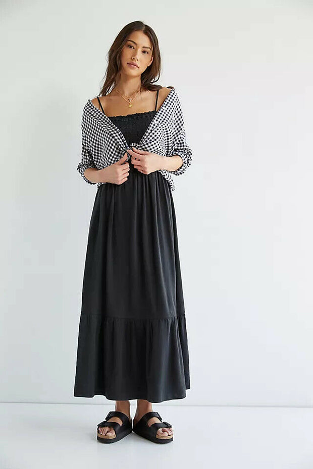 Daily Practice by Anthropologie Flounced Maxi Dress