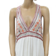 Odd Molly Anthropologie Embroidered White Dress
