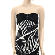 Giorgia & Johns Bead Embellished Tube Tunic Black Dress S