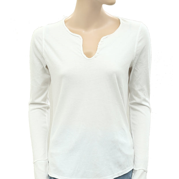 Zadig & Voltaire Tunisien ML Definition Tee T-Shirt Blouse Top