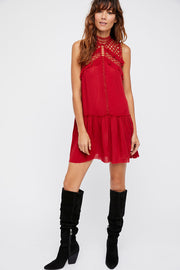 Free People Fp One Ma Jolie Ruffle Mini Dress