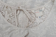 Odd Molly Anthropologie 花卉刺绣衬衫上衣 S 1