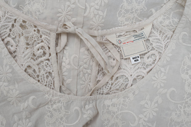 Odd Molly Anthropologie 花卉刺绣衬衫上衣 S 1