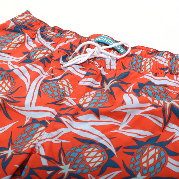 Bonobos Riviera Recycled Swim Trunks Shorts Pineapple Printed Men's M