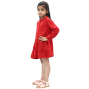 Bonpoint Girls Kids Ruffle Tiered Mini Dress 6 Years