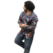 ASOS DESIGN Men's Tall Regular Revere Satin Shirt XL