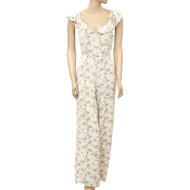 Denim & Supply by Ralph Lauren Open-Back Floral Printed Jumpsuit