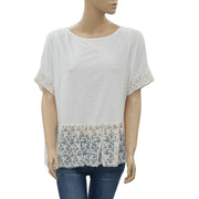 Kimchi Blue Urban Outfitters Embroidered Blouse Top