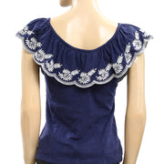 Anthropologie Moulinette Soeurs Julieta Embroidered Blouse Top XS