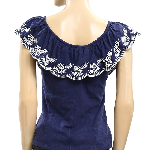 Anthropologie Moulinette Soeurs Julieta Embroidered Blouse Top XS