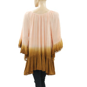 Corey Lynn Calter Veronica Tunic Dress Dip Dye Prairie Ruffle XS