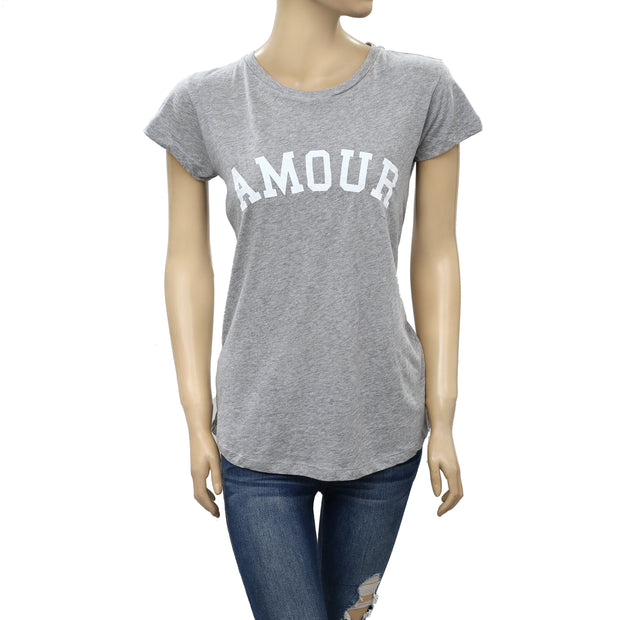 Zadig & Voltaire Skinny Amour PR Printed T-Shirt Top