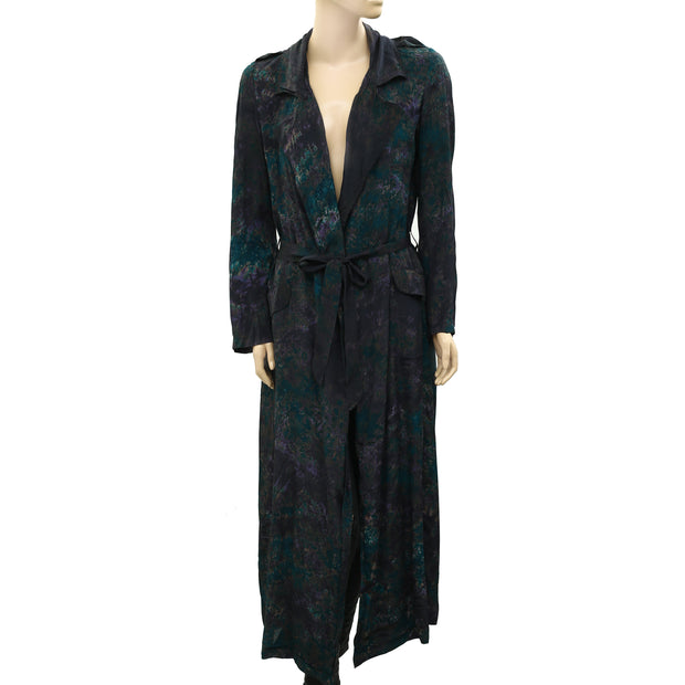 Mes Demoiselles Paris Kimono Jurk Moldavite Coat Coverup Top S 38