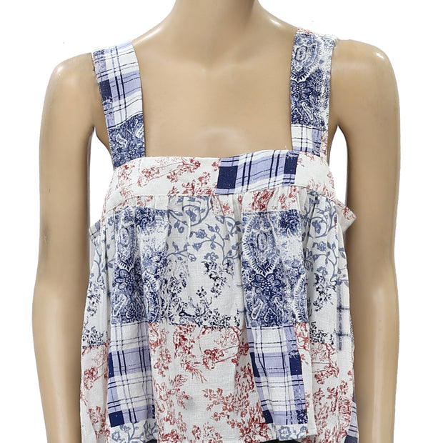 Urban Outfitters Maya Cropped Babydoll Top