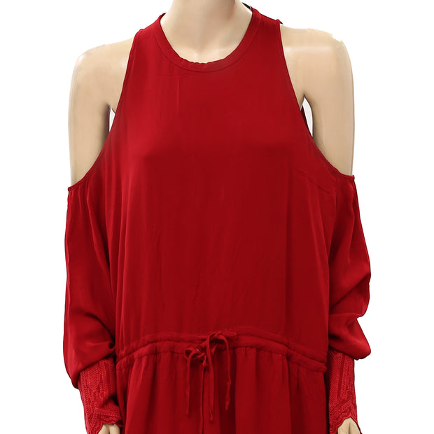 IRO Beolia Cold Shoulder Midi Dress S-36