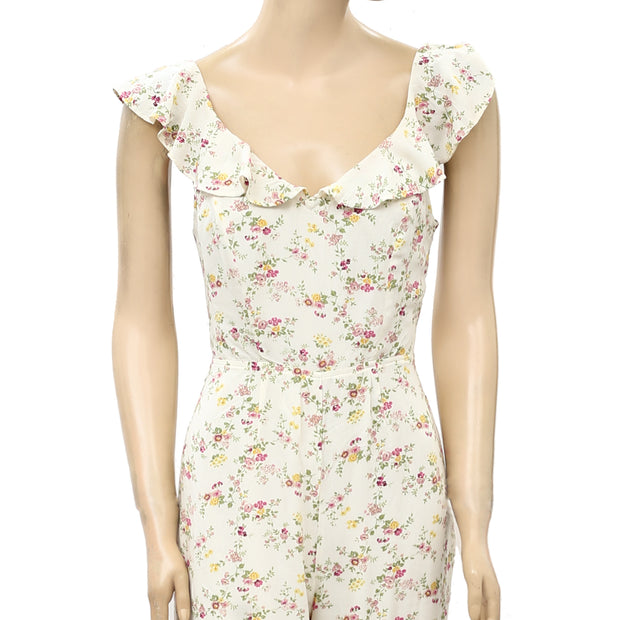 Denim & Supply by Ralph Lauren Open-Back Floral Printed Jumpsuit