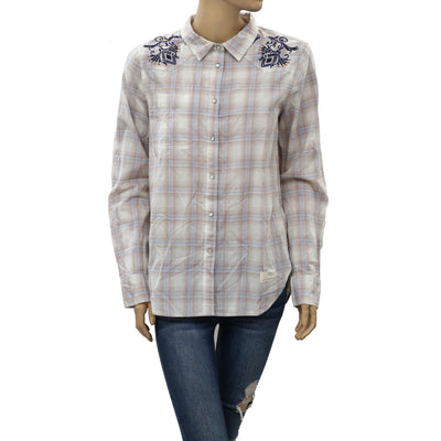 Odd Molly Anthropologie Embroidered Shirt Tunic Top