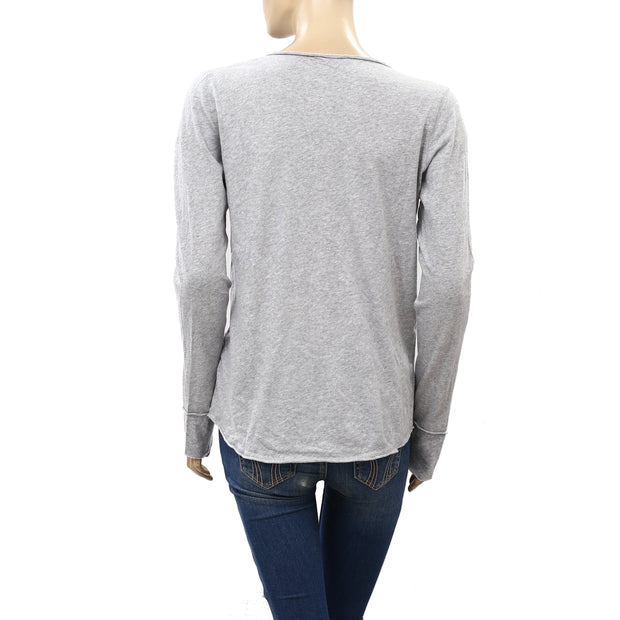 Zadig &amp; Voltaire Aqua Skull T 恤女衫上衣 M